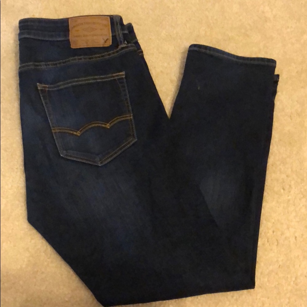 AR Skinny dark wash jeans